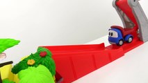 Leo Truck, Lifty & Max Excavator Cartoon CIRCUS Toys! - EdToy Multi-Toy unboxing!-ZI-