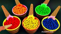 Learn Colors for Children with Play Doh Dippin Dots Surprise Toys Spongebob Angry Birds-eV0Ry