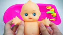 Learn Colors Kinetic Sand Baby Doll Bath Time with Animal Moldeling Creative For Kids-F4h-R9