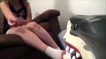 Playing Catch With My Pet Shark 'Shopkins Are His Favorite Snack' Toy Freaks-Idm-js