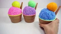 Learn Colors Clay Foam Ice Cream Cups Surprise Toys Minions Spiderman Hello Kitty Toys Story-ECFu8iOk