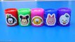 Colors Slime Tsum Tsum Learn colors Finger Family PEPPA PIG & Play Doh Nursery Rhymes Kids-E