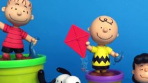 PEANUTS FIGURES - CHARLIE BROWN SNOOPY LINUS SALLY LUCY  & PAW PATROL CHASE HELLO KITTY SCHOOL BUS-YNbS