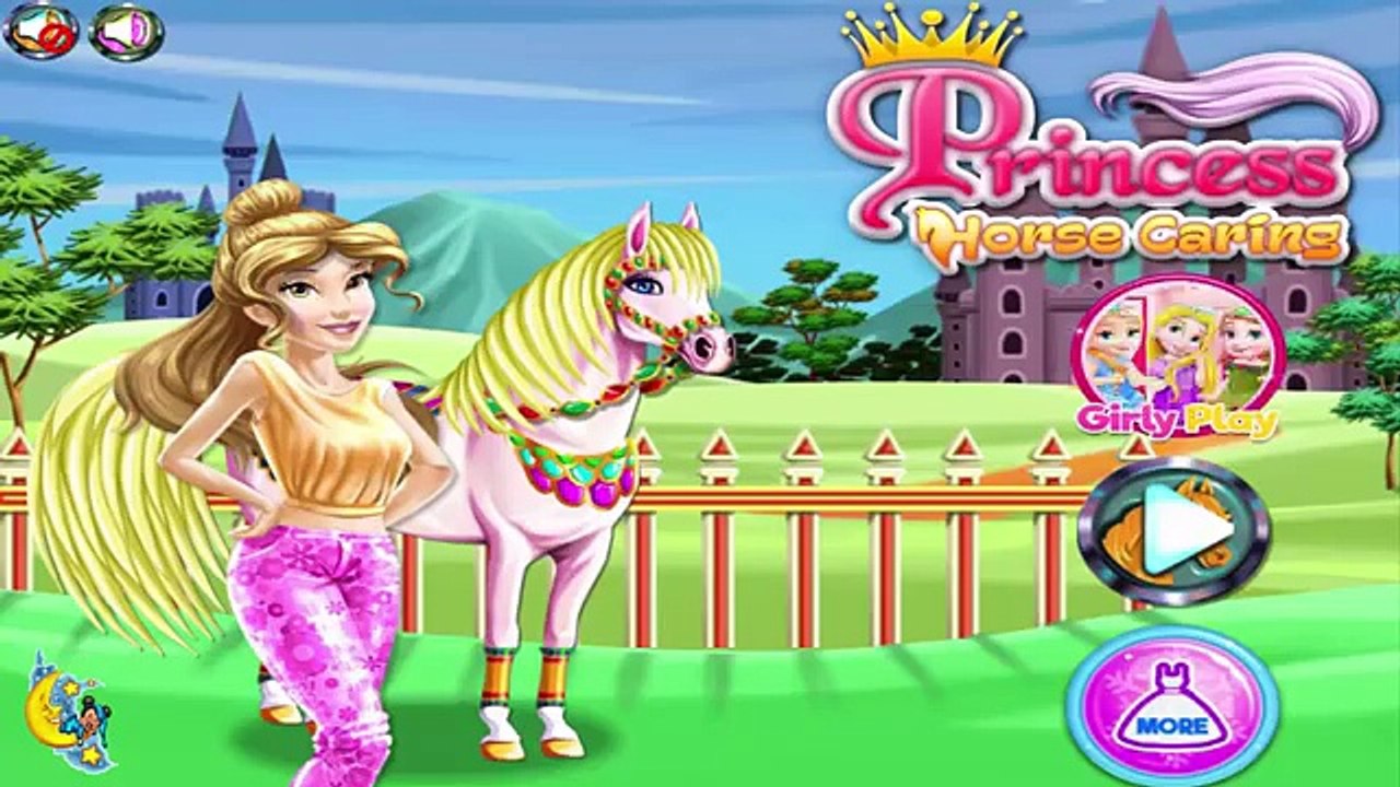 Princess Belle Horse Caring - Beauty and The Beast Games