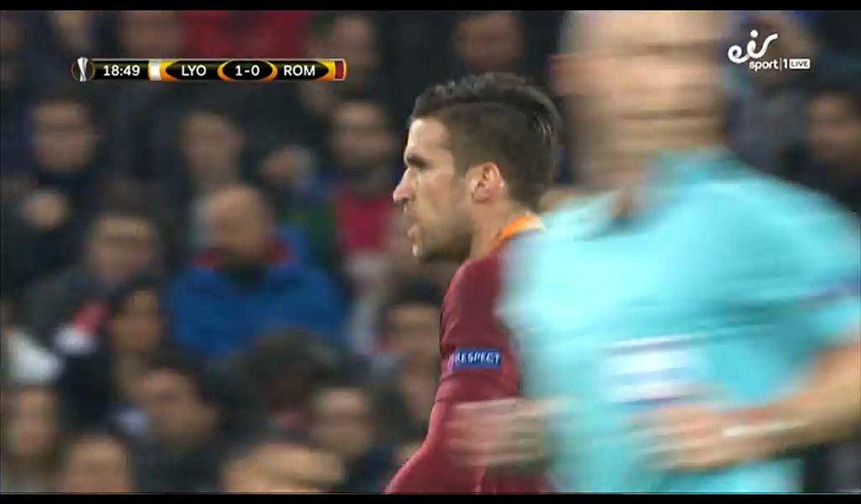 Mohamed Salah Goal HD - Lyon 1-1 AS Roma - 09.03.2017