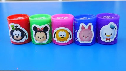 Colors Slime Tsum Tsum Learn colors Finger Family PEPPA PIG & Play Doh Nursery Rhymes Kids-ENajYQw