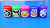 Colors Slime Tsum Tsum Learn colors Finger Family PEPPA PIG & Play Doh Nursery Rhymes Kids-ENajYQwU