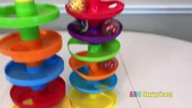 ROLL n SWIRL Busy Ball Ramp Fun Toys for Kids Babies Toddlers Learn Colors with Balls ABC Surprises-Y