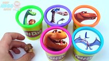 The Good Dinosaur Play doh Clay Toys Surprise T-Rex,Raptors,My friend Collection Toy for c