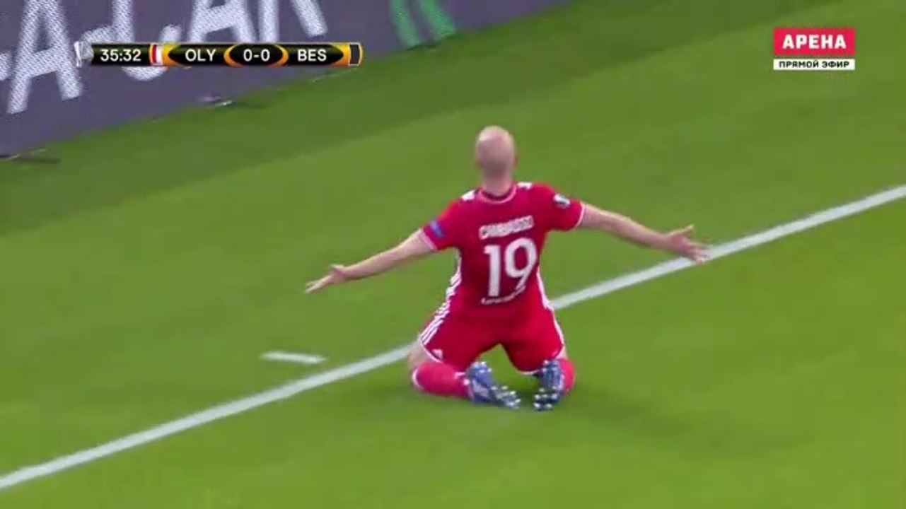 Esteban Cambiasso Goal HD - Olympiakos Piraeus 1-0 Beşiktaş - 09.03.2017 HD