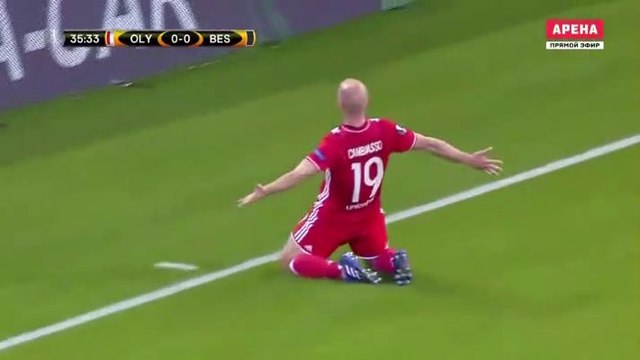 Esteban Cambiasso Goal HD - Olympiakos Piraeus 1-0 Beşiktaş - 09.03.2017 HD