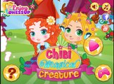 Chibi Magical Creature Disney Princess Elsa, Ariel, Rapunzel, Snow White, Belle Costume Dr
