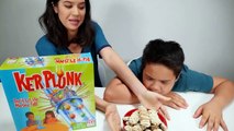 Fun Kids games - KerPlunk Game Challenge! Kerplunk Challenge Kids Toys Review videos-R3