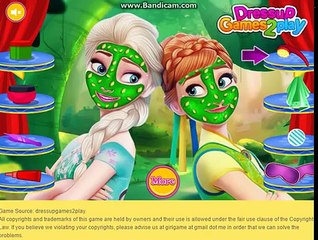 Download Video: Disney Frozen Games - Frozen Sisters Elsa and Anna Facial - Baby Videos Games For Girls