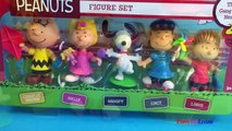 PEANUTS FIGURES - CHARLIE BROWN SNOOPY LINUS SALLY LUCY  & PAW PATROL CHASE HELLO KITTY SCHOOL BUS-YNbSD