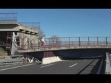 Ancona - Crolla viadotto su A14, morti e feriti. Le immagini (09.03.17)