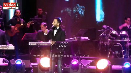 بالفيديو.. تامر عاشور يتألق فى حفله بأوبرا مصر بأغنية "عشت معاك حكايات"