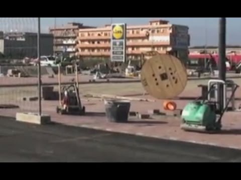 Reggio Calabria - Scoperti 10 lavoratori in nero nel cantiere del Lidl (22.02.17)