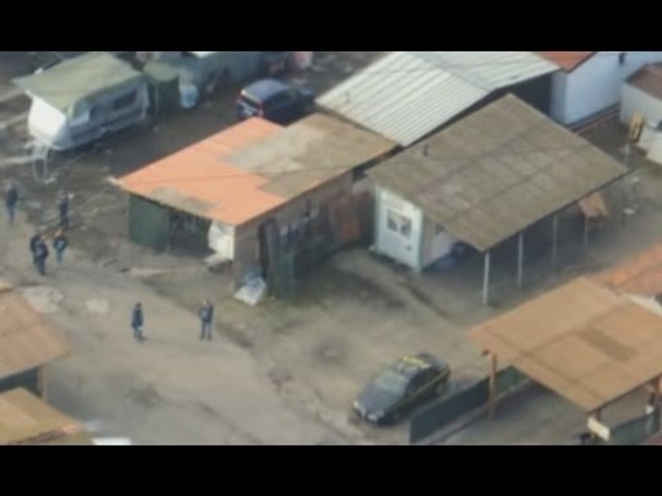 Genova - Blitz in campo nomadi, sequestrati 3 milioni di euro (06.03.17)