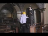 Norcia (PG) - Terremoto, recupero opere al Monastero delle Clarisse (06.03.17)