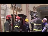 Treia (MC) - Terremoto, recupero opere al Santuario del Crocifisso (04.03.17)