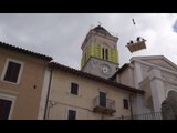 Abeto di Preci (PG) - Terremoto, cerchiaggio del campanile (17.02.17)