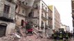 Catania - Crolla palazzina dopo esplosione: muore una donna, grave bimba (27.02.17)