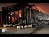 Oderzo (TV) - Spaventoso incendio distrugge il centro commerciale Stella (27.02.17)
