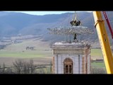 Norcia (PG) - Terremoto, copertura chiesa Santa Maria Argentea (21.02.17)