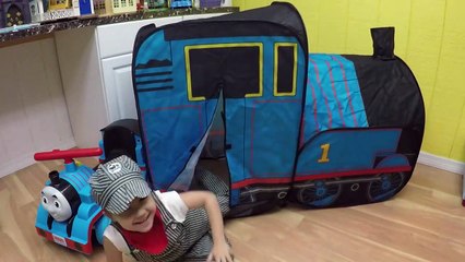 HUGE THOMAS AND FRIENDS SURPRISE TOYS TENT Egg Surprises Ride-On Train Set Toy Trains & Track Sets-HdS2q