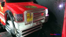 COLLECTION OF FAST LANE MIGHTY MACHINES - CITY VEHICLES COLOR CHANGING FIREFIGHTERS AMBULANCE POLICE-SIE4rIk