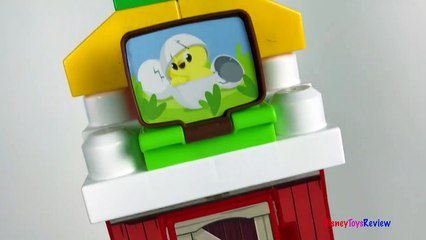 MEGABLOKS FARMHOUSE FRIENDS WITH THREE BLOCK BUDDIES FARMER CHICKEN COW TRACTOR WITH STOP MOTION-5m6Zg44AN