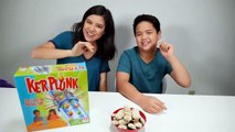 Fun Kids games - KerPlunk Game Challenge! Kerplunk Challenge Kids Toys Review videos-R3nLHtFf