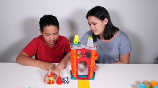 PLAY DOH toys FIRE STATION! Play Doh videos for kids and Play Doh plastilina kid's videos-bW4608gO