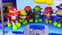 Paw Patrol Kidnapped and Jailed Caged Saved by Ryder and Robo Dog with Big Rig Robot Semi-Truck-YAXh_x0