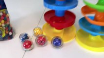 CANDY GUM BALLS WHIRL n GO Ball Tower for Kids Babies Toddlers Learn Colors with Toys ABC Surprises-h6AYa8Y