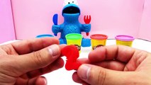Play doh Krümelmonster Buchstabensuppe - das ABC lernen mit Sesamstrasse Knete [deutsch] (