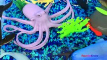 ANIMAL PLANET MEGA OCEAN TUB SHARKS DOLPHINS TURTLES SEAHORSE STARFISH OCTOPUS WHALE CRAB - UNBOXING-xw