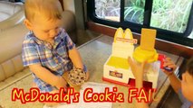 Baby Cooking McDonald's Play Kitchen COOKIE Maker Play-Doh Chicken McNuggets French Fries Happy Meal-mB5F