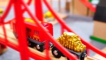 Toys Demo - BRIO Cars & Trains - BARRIER RULES! Toy Railway Trains & Trucks Videos for Kids-0
