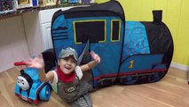 HUGE THOMAS AND FRIENDS SURPRISE TOYS TENT Egg Surprises Ride-On Train Set Toy Trains & Track Sets-H