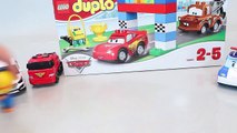 Disney Cars Lego Duplo Lightning McQueen Mater Play Doh Toy Surprise Toys-Px8Jv3