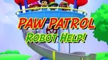 Paw Patrol Kidnapped and Jailed Caged Saved by Ryder and Robo Dog with Big Rig Robot Semi-Truck-YAXh