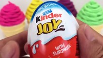 Baby Doll Kinder Joy Ice Cream Cups Surprise Toys Doraemon PJ Mask Fun & Learn Colors for Kids-c5