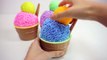 Learn Colors Clay Foam Ice Cream Cups Surprise Toys Minions Spiderman Hello Kitty Toys Story-EC