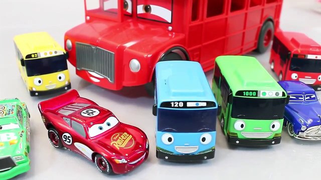 Disney Cars Tayo the Little Bus English Learn Numbers Colors Toy Surprise Toys-WThZ_