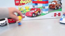 Disney Cars Lego Duplo Lightning McQueen Mater Play Doh Toy Surprise Toys-Px