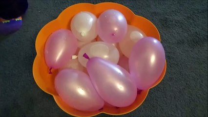 Water Balloon Fight In house Annabelle The Witch vs Victoria & Daddy Toy Freaks-Gh8s5J02