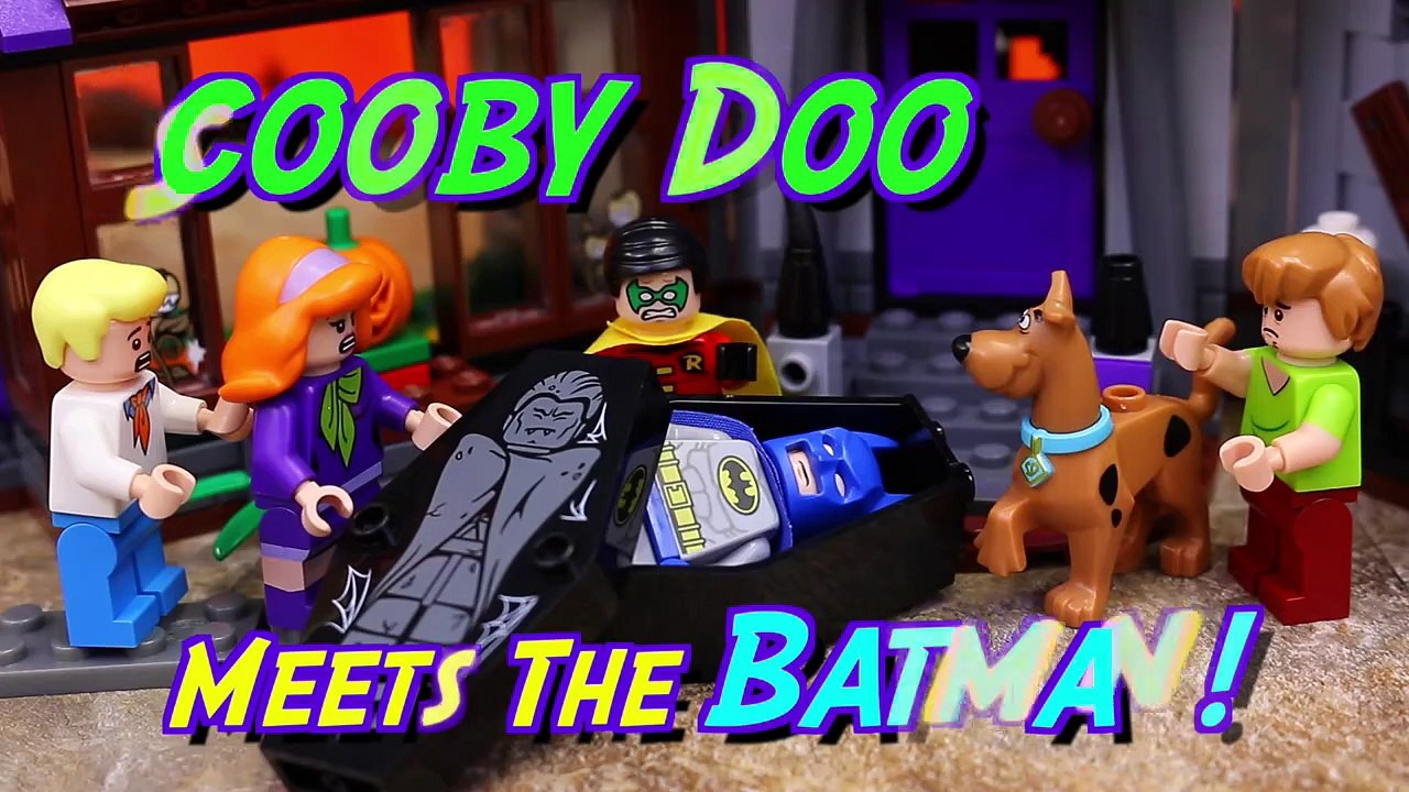 Scooby Doo Lego Mystery Mansion Finds Robin and Batman Legos with Shaggy Freddy Daphne and Velma-3igMb5R1