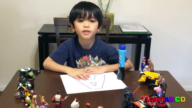 Learns ABC Phonics Alphabets opening plastic surprise eggs and ABC song-JIe28OM